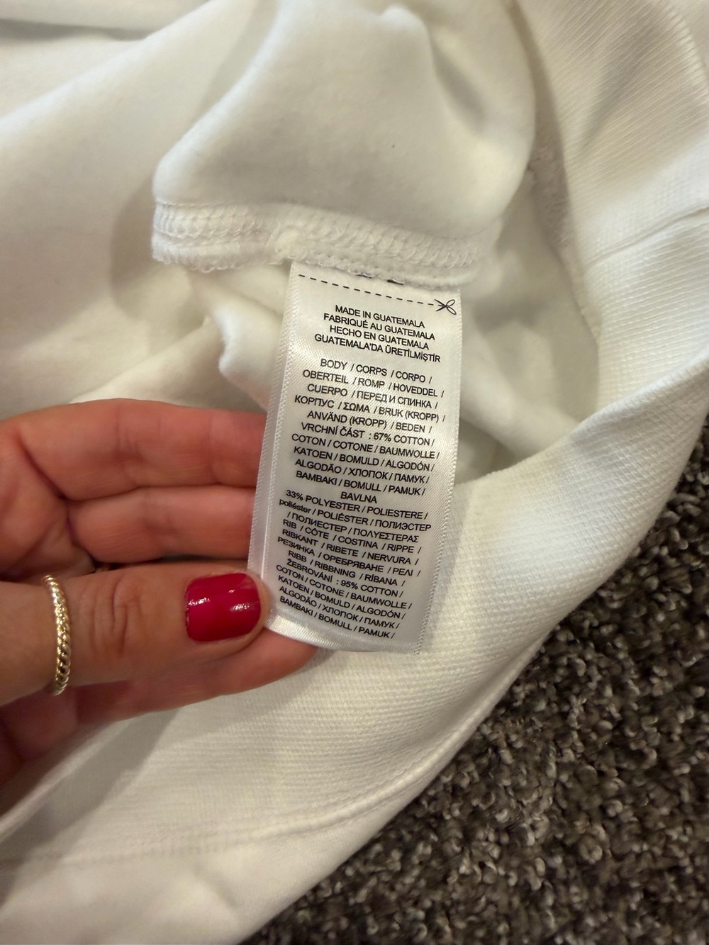 Polo Ralph Lauren Sweatshirt bear Sz. XL girls or S. Women’s - Picture 2 of 5